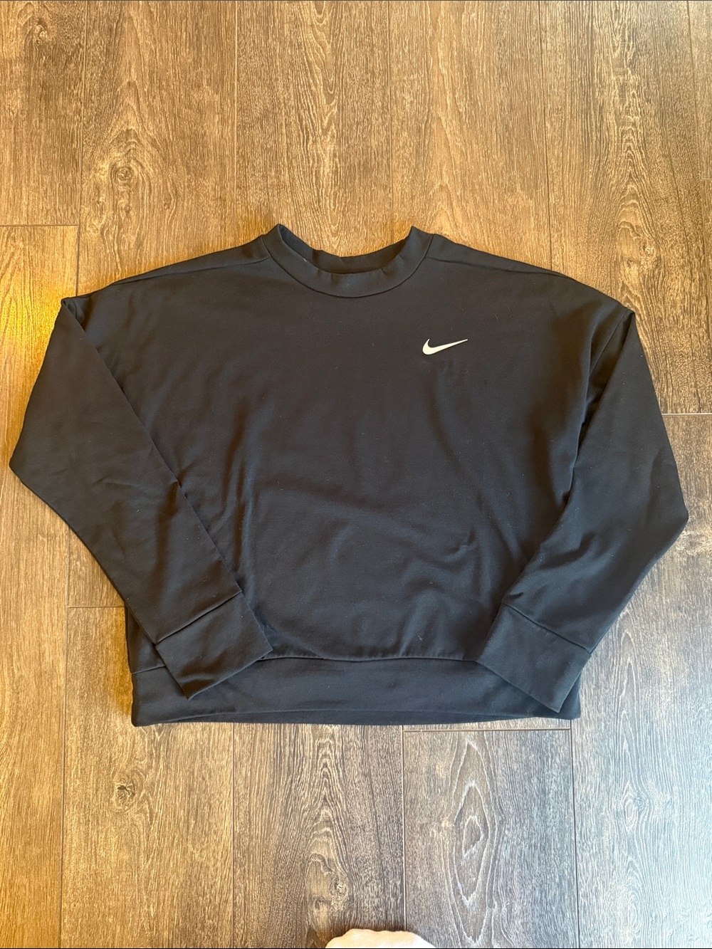Nike Black Dri-Fit top with White Swoosh